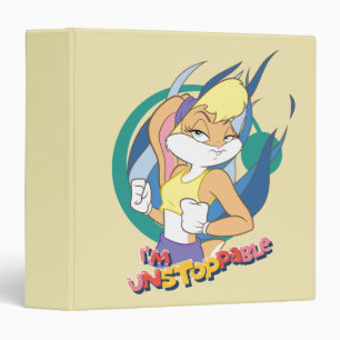 Lola Bunny "I'm Unstoppable" 3 Ring Binder