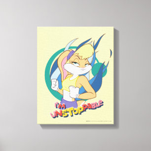 Lola Bunny "I'm Unstoppable" Canvas Print