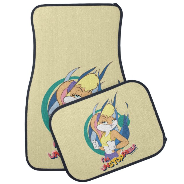 Lola Bunny "I'm Unstoppable" Car Floor Mat (Set)
