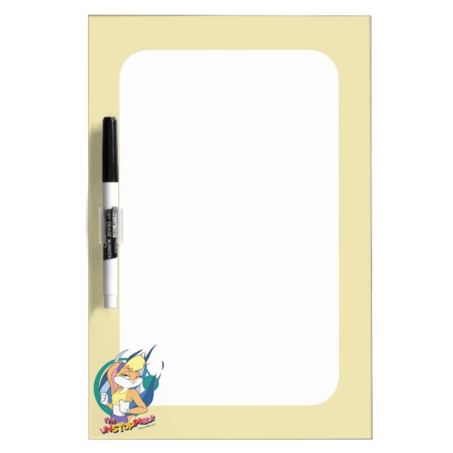 Lola Bunny "I'm Unstoppable" Dry Erase Board (Front)