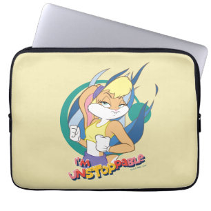 Lola Bunny "I'm Unstoppable" Laptop Sleeve