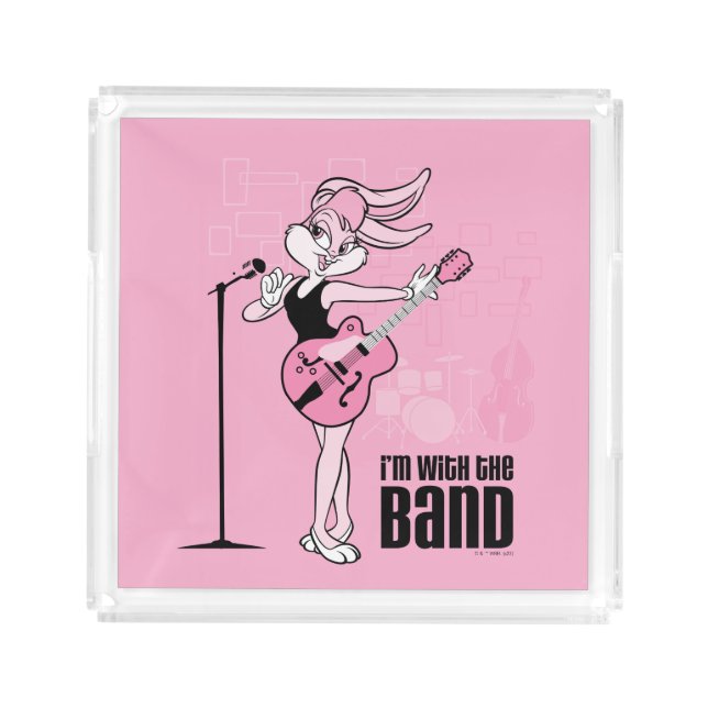 Lola Bunny I'm With The Band Acrylic Tray (Front)