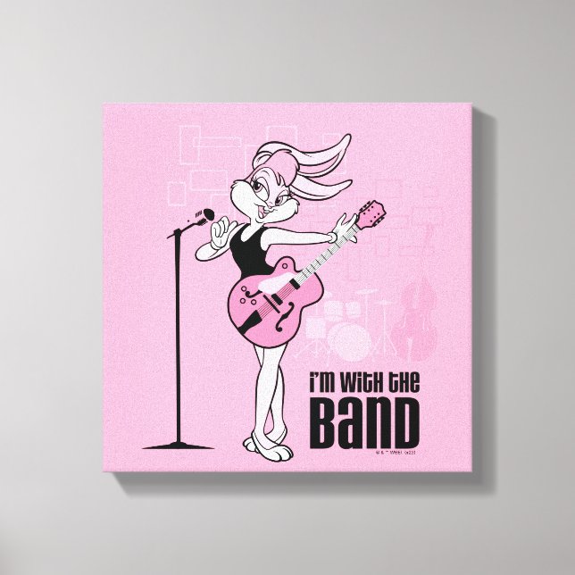 Lola Bunny I'm With The Band Canvas Print (Front)