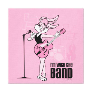 Lola Bunny I'm With The Band Canvas Print