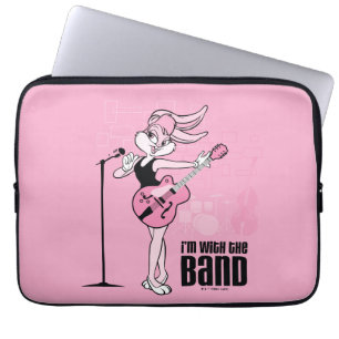 Lola Bunny I'm With The Band Laptop Sleeve