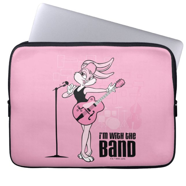 Lola Bunny I'm With The Band Laptop Sleeve (Front)