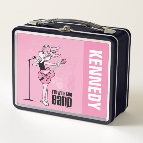 Lola Bunny Im With The Band Metal Lunch Box