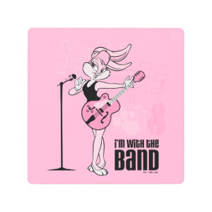 Lola Bunny I'm With The Band Metal Print