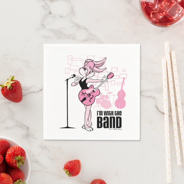 Lola Bunny I'm With The Band Napkins (Insitu)