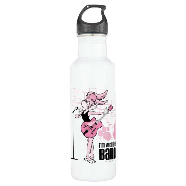 Lola Bunny I'm With The Band Stainless Steel Water Bottle (Front)