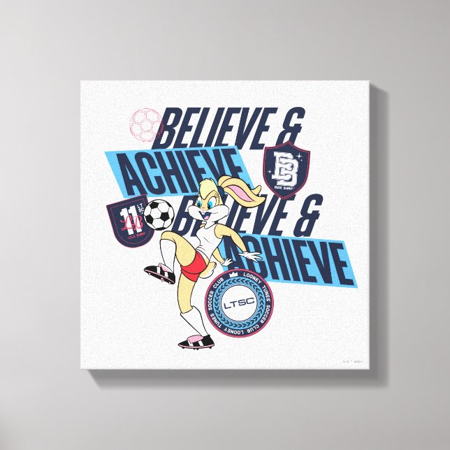 Lola Bunny LOONEY TUNES™ Soccer Club Graphic Canvas Print (Front)