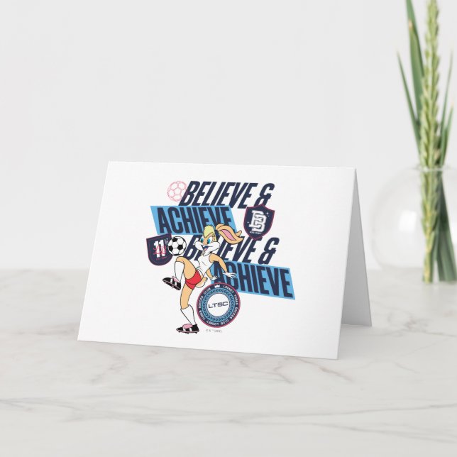 Lola Bunny LOONEY TUNES™ Soccer Club Graphic Card (Front)