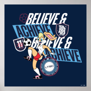 Lola Bunny LOONEY TUNES™ Soccer Club Graphic Poster