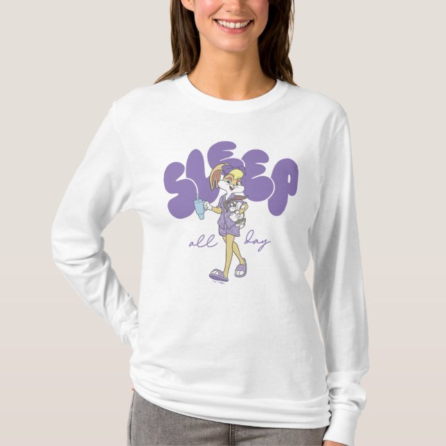 Lola Bunny Sleep All Day T-Shirt (Front)