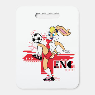 Lola Bunny Team England Soccer Graphic Seat Cushion