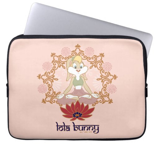 Lola Bunny Yoga Lotus Pose Laptop Sleeve