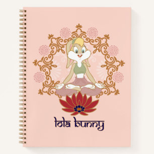 Lola Bunny Yoga Lotus Pose Notebook
