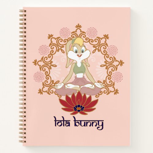 Lola Bunny Yoga Lotus Pose Notebook