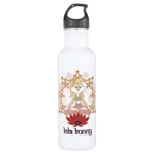 Lola Bunny Yoga Lotus Pose Stainless Steel Water Bottle