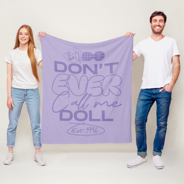 Lola "Don't Ever Call Me Doll" Fleece Blanket (In Situ)