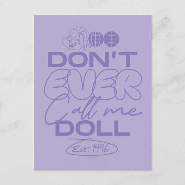 Lola "Don't Ever Call Me Doll" Postcard (Front)