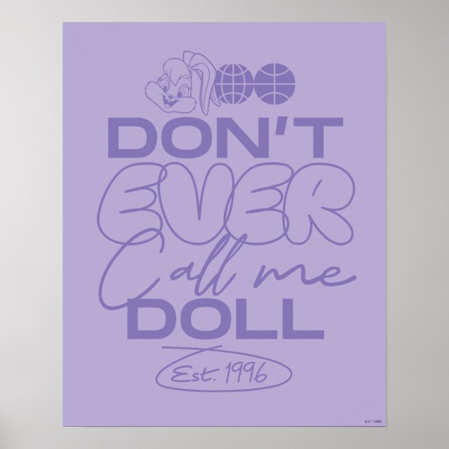 Lola "Don't Ever Call Me Doll" Poster (Front)