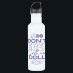 Lola "Don't Ever Call Me Doll" Stainless Steel Water Bottle<br><div class="desc">Own your power with Lola's quote! This bold design features Lola Bunny's silhouette alongside the iconic "Don't Ever Call Me Doll" statement, celebrating her strength and independence. The "Est. 1996" detail adds a touch of nostalgia. Personalize your Zazzle gear – from apparel to accessories – with this empowering artwork. Show...</div>