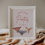 LOLA  Drop Your Panties Game Sign<br><div class="desc">The Lola collection exudes modern elegance with its sleek lines and contemporary typography. Its feminine undertones are beautifully balanced with a bold statement,  making it an ideal choice for the vivacious and modern bride.</div>