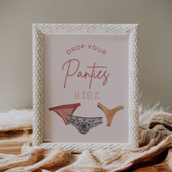 Lola  Drop Your Panties Game Sign by MintyPaperie at Zazzle