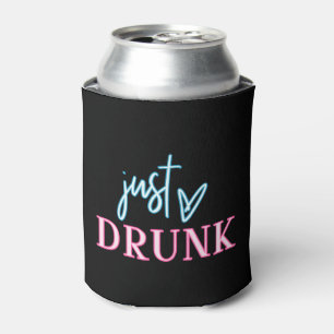 LOLA Drunk in Love Just Drunk Neon Bachelorette Can Cooler