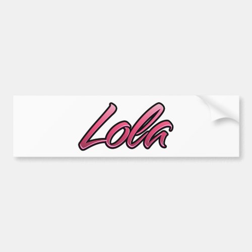 Lola faded pink Aufkleber Sticker