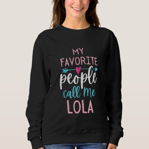 Lola Favorite Grandma Filipino Philippines Proud M Sweatshirt