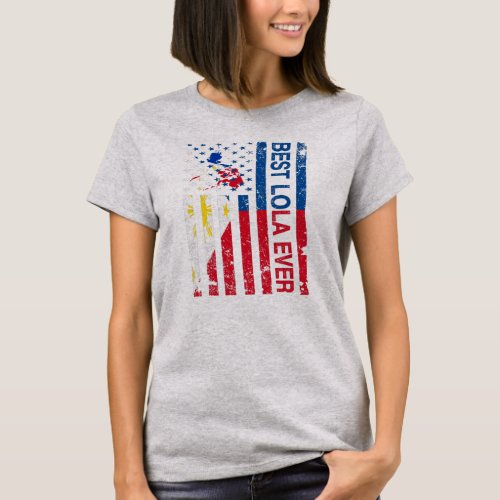 Lola Filipino Grandma Philippines American T_Shirt