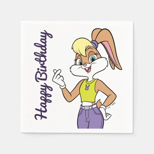 Lola Finger Heart Napkins (Front)