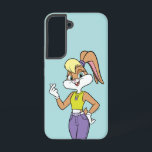 Lola Finger Heart Samsung Galaxy S22 Case<br><div class="desc">Spread the love with Lola Bunny! This adorable image captures Lola Bunny's playful charm as she flashes a cute finger heart gesture. Her trendy outfit and sweet smile make this design a must-have for any Looney Tunes fan. Personalize your Zazzle favorites with this heart-warming artwork – from phone cases to...</div>