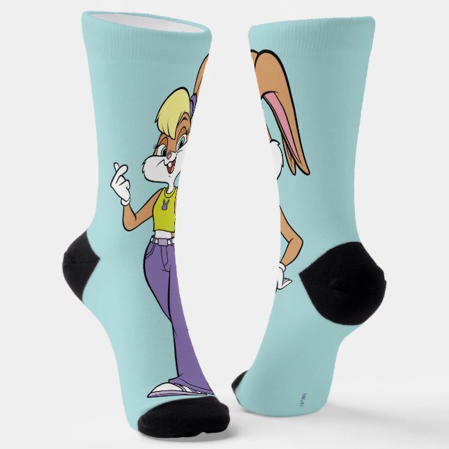 Lola Finger Heart Socks (Angled)