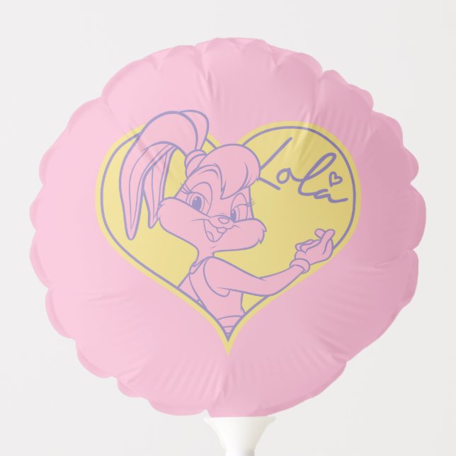 Lola Heart Signature Balloon (Front)