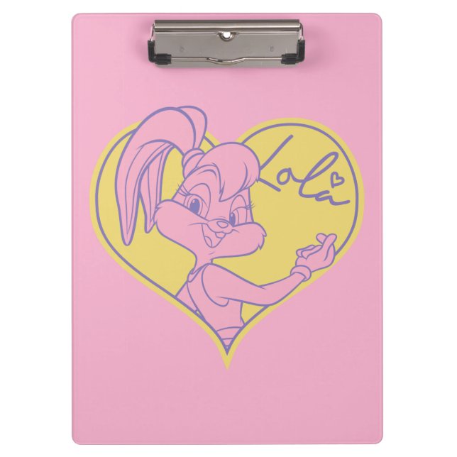 Lola Heart Signature Clipboard (Front)