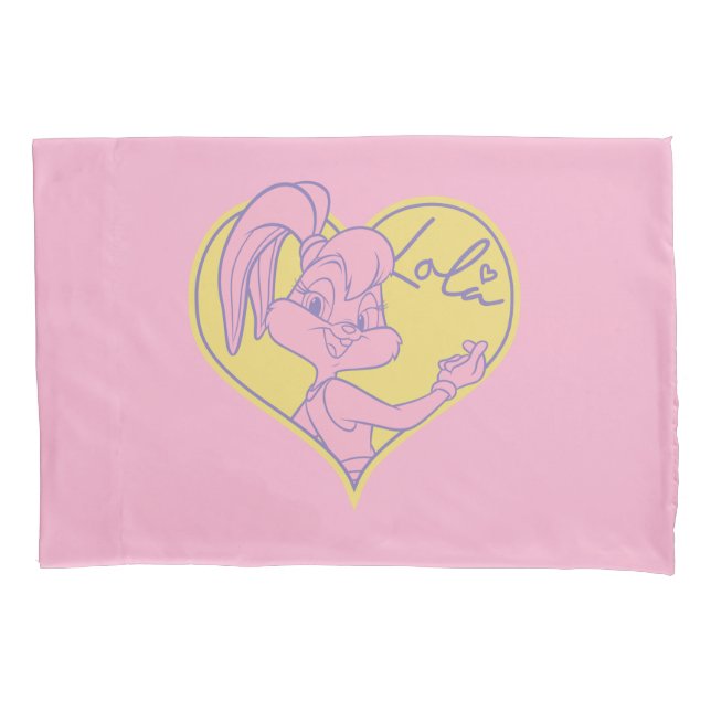 Lola Heart Signature Pillow Case (Front)