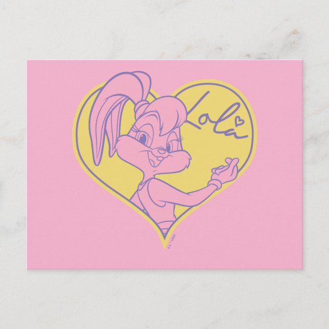 Lola Heart Signature Postcard (Front)