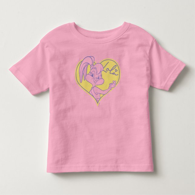 Lola Heart Signature Toddler T-shirt (Front)
