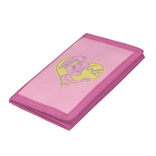 Lola Heart Signature Tri-fold Wallet