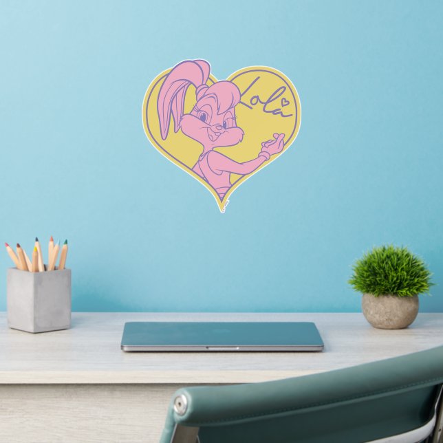 Lola Heart Signature Wall Decal (Home Office 2)