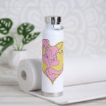 Lola Heart Signature Water Bottle<br><div class="desc">Feel the love with Lola's Heart! This soft, pastel design features Lola Bunny nestled within a heart, her name elegantly scripted beside her. The gentle colors and charming composition make this a perfect addition to any Looney Tunes collection. Personalize your Zazzle items – from phone cases to pillows – with...</div>
