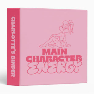Lola Main Character Energy 3 Ring Binder