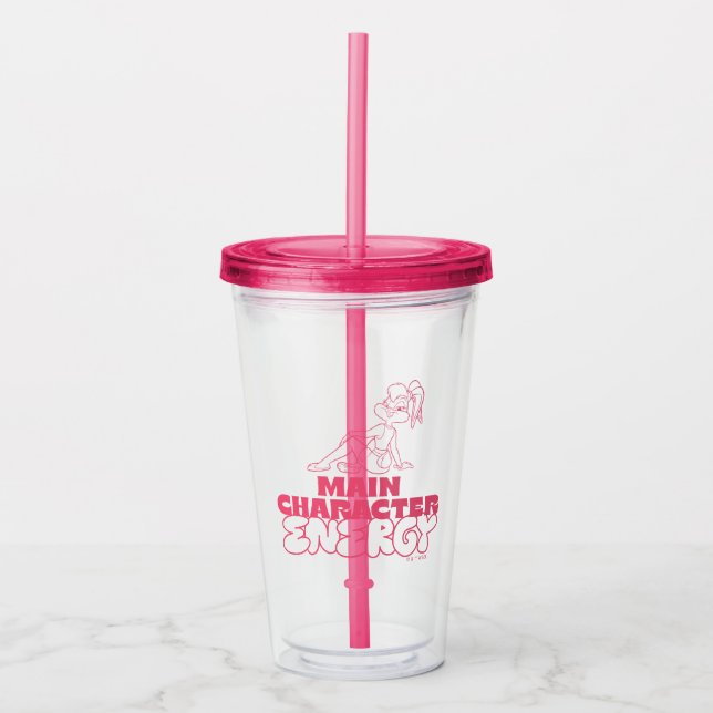 Lola Main Character Energy Acrylic Tumbler (Front)