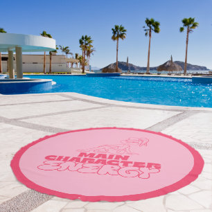 Lola Main Character Energy Beach Towel