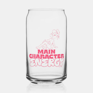 Lola Main Character Energy Can Glass