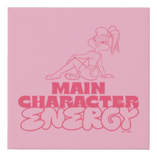 Lola Main Character Energy Faux Canvas Print