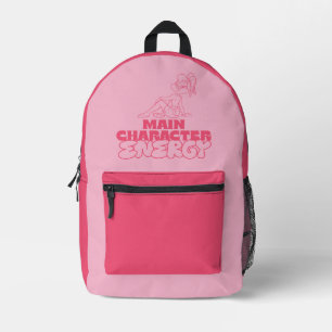 Lola Main Character Energy Printed Backpack